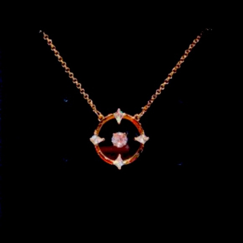 New Swarovski North Rose-gold tone plated necklace - Picture 8 of 9